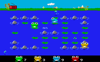 Frogs atari screenshot